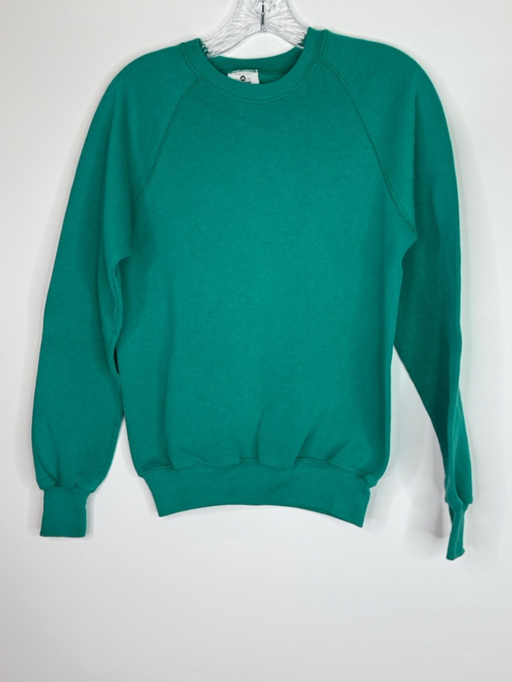 Vintage Midweight Lee Green Raglan Sleeve Sweatshirt Size Medium